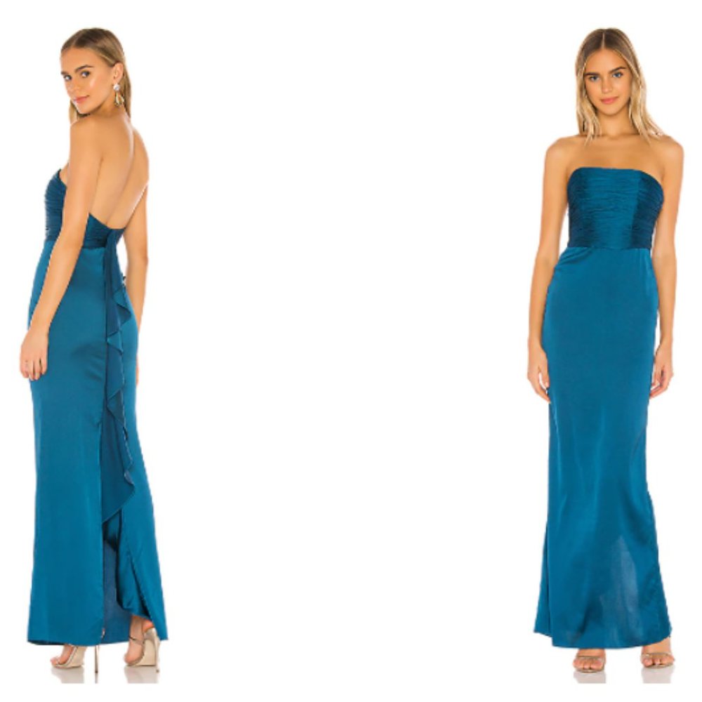 Lovers + Friends blue gown